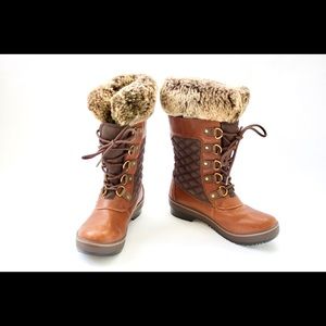 New UGG Brynn Leather Shearling Winter Boots